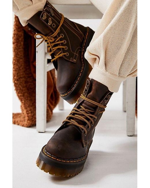 靴 vintage boots archive Dr. Martens Jadon Archive Boots At Free People In Dark Brown Crazy