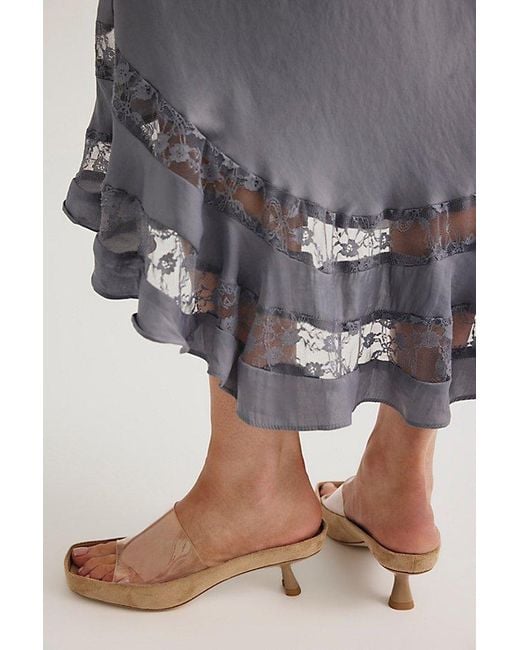 Jeffrey Campbell Black On Vinyl Heels By