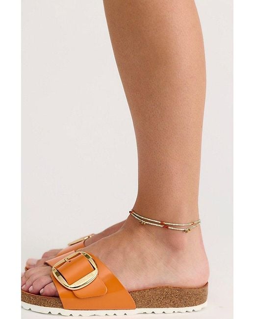 Free People Natural Muse Semi-Precious Beaded Anklet