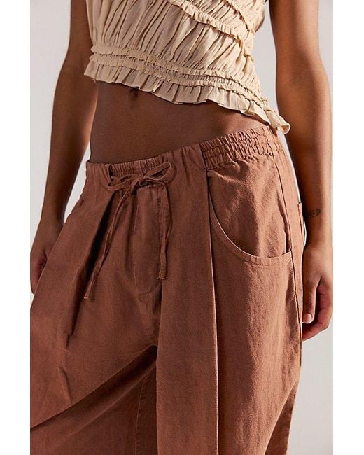 Free People Multicolor Chambers Laidback Pull-On Pants