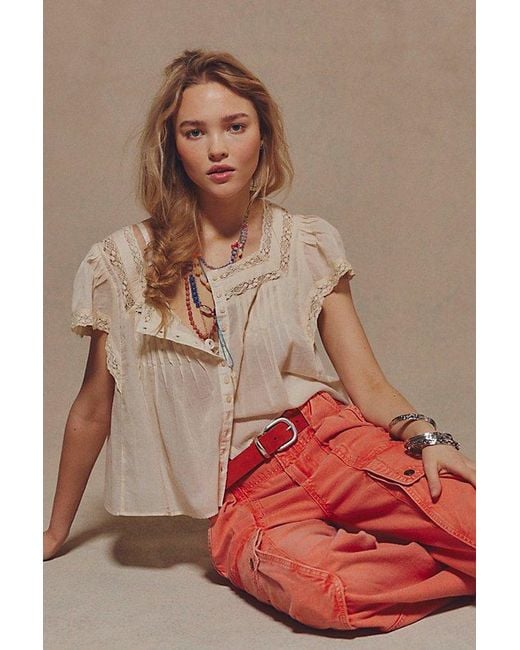 Free People Natural Monica Top