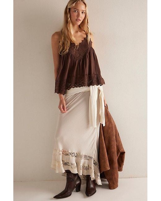 Intimately By Free People Brown Fiona Cami