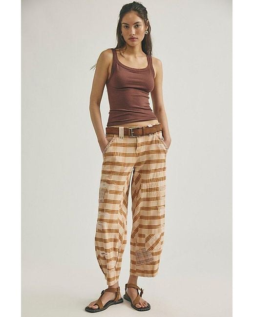 Free People Brown Warwick Craft Pants
