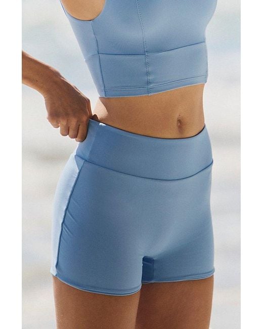 Strait The Label Blue Roam Swim Shorts
