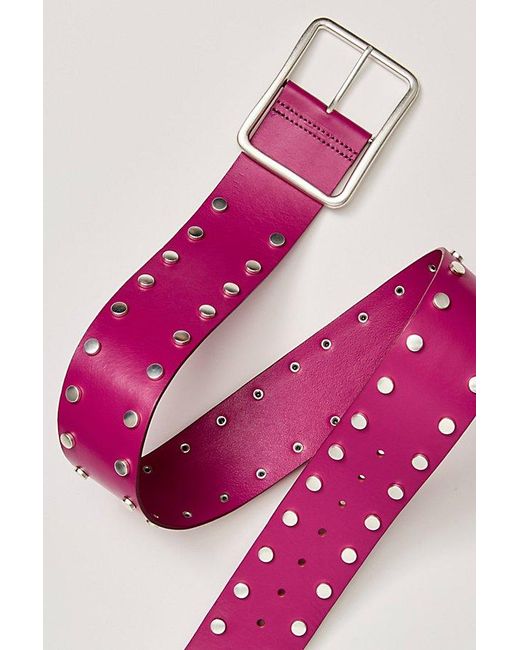 Free People Pink Hex Hip Belt