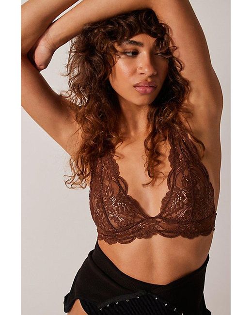 Intimately By Free People Multicolor Last Dance Lace Plunge Bralette