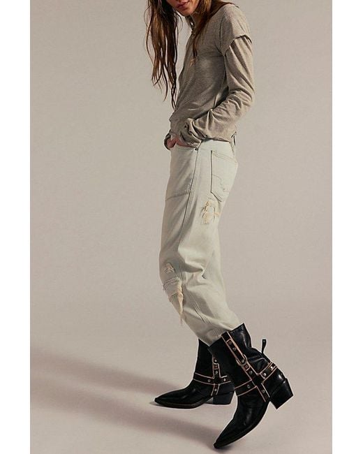 Free People Natural We The Free Abroad Harness Boots