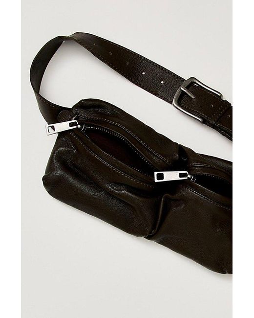 Free People Black Pinto Pocket Belt