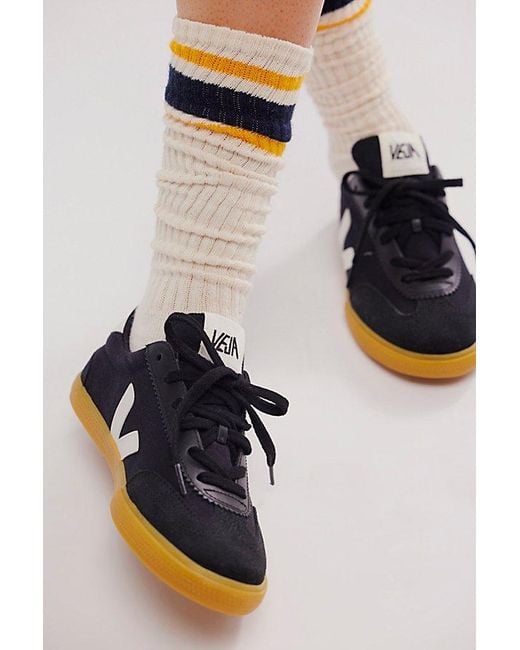 Veja Blue Volley Suede Sneakers