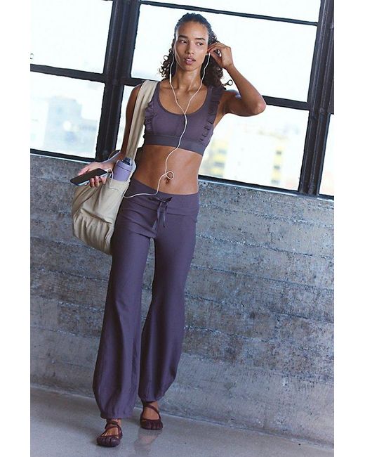 Fp Movement Blue Quick Step Ribbed Bubble Pant