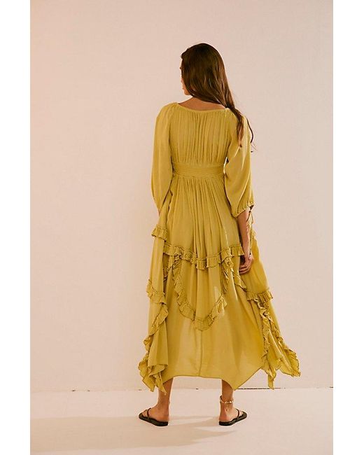 Free People Yellow In Your Dreams Maxi