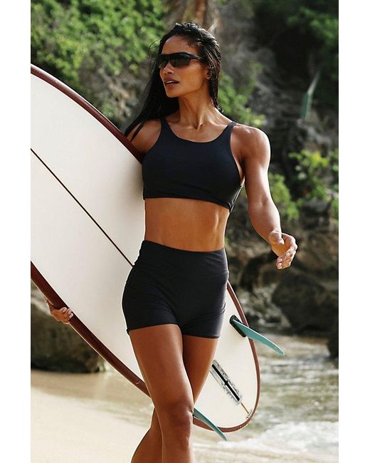 Strait The Label Black Roam Reversible Surf Top