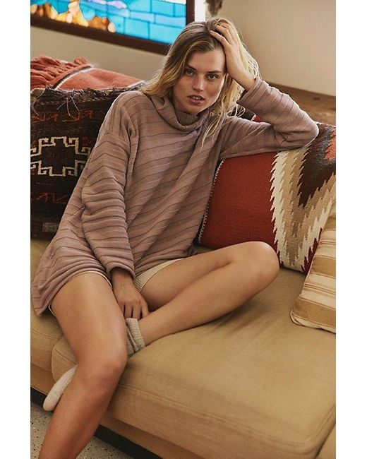 Free People Brown Versa Sweater Tunic