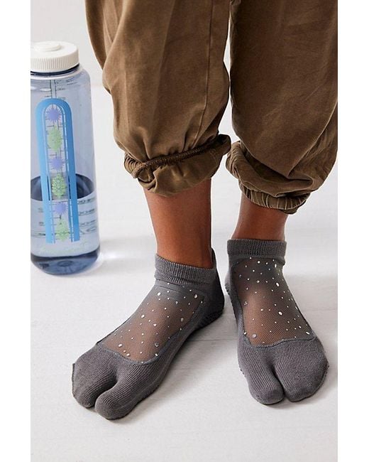 Shashi Multicolor Star Split Toe Grip Socks