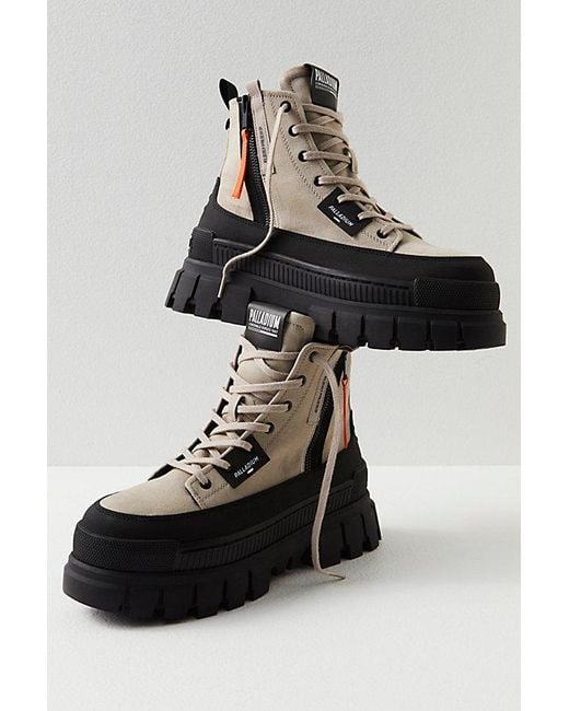 Palladium Black Revolt Zip Tx Boots