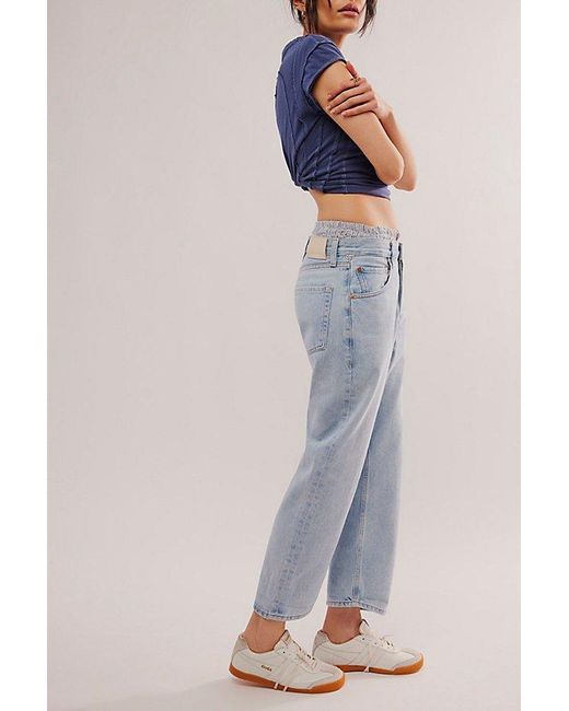 Citizens of Humanity Blue Dahlia Bow Leg Jeans