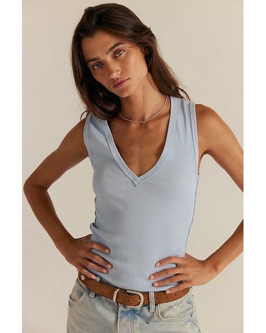 Free People White Neria Tank Top