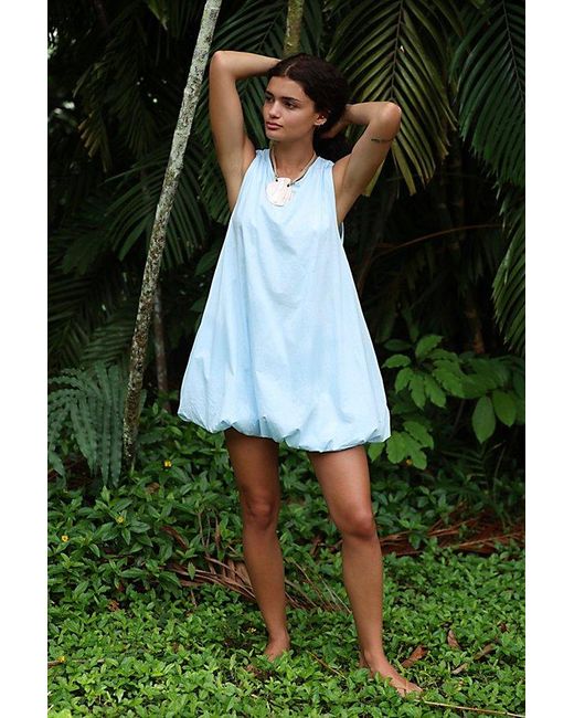 free-est White Struttin' Bubble Mini Dress By