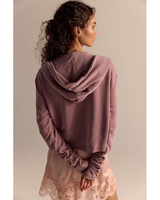 Free People Brown Wrapped Up Hoodie