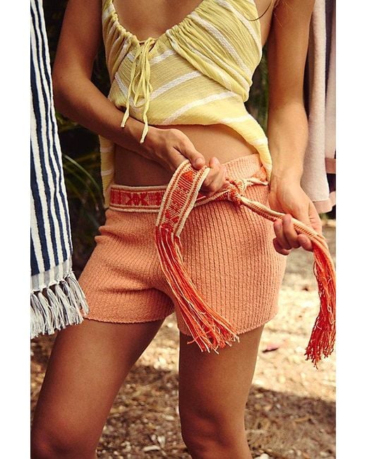 Free People Orange Tango Wrap Belt