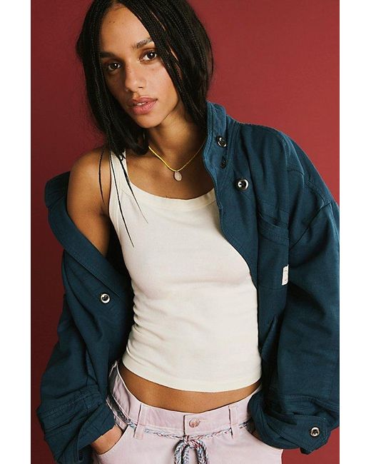 Intimately By Free People Blue Easy Escape Tank Top By