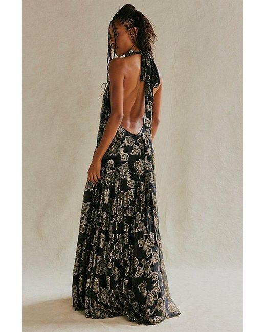 Free People Black Holding On Convertible Maxi Dress