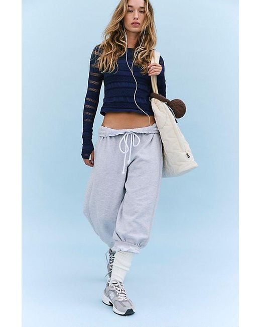 Fp Movement Black Flutter Crop Joggers