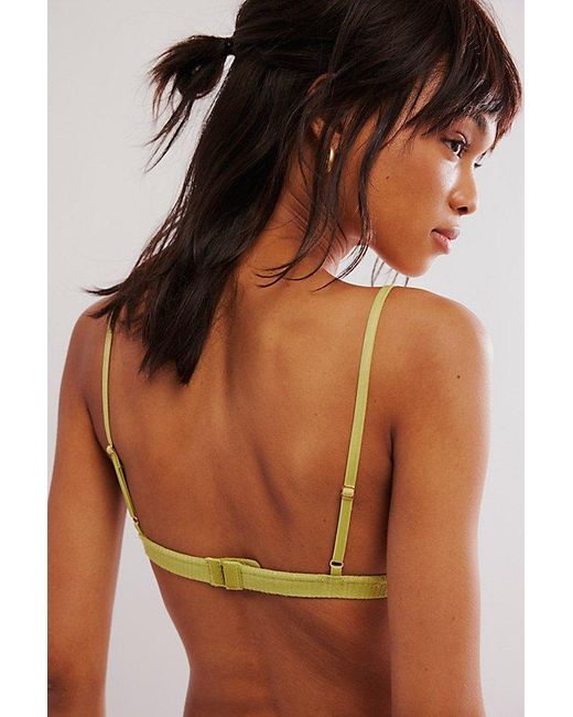 Intimately By Free People Multicolor Pointelle Triangle Bralette