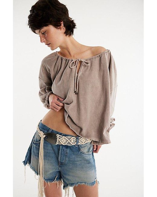 Free People Multicolor Lunar Tee