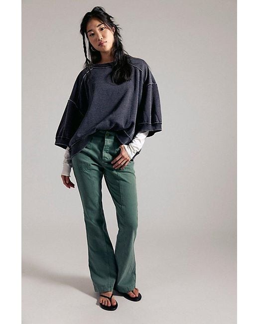 Free People Blue We The Free Everything Pullover