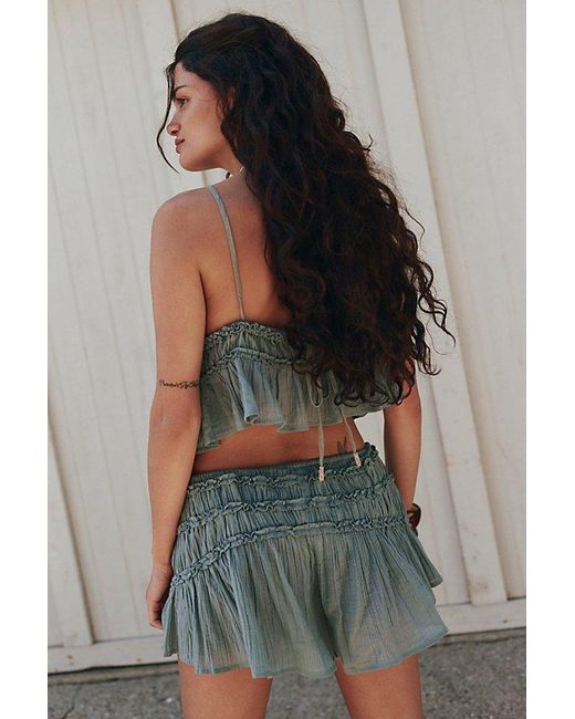 free-est Blue Angelina Short Set By