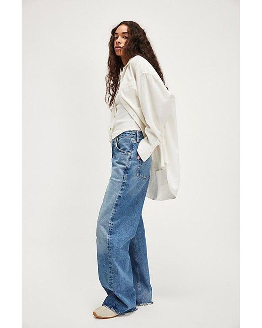 Citizens of Humanity Blue Ayla Baggy Jeans