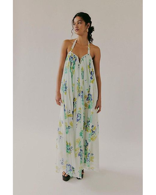 Free People Green Flora Fabuloso Maxi Dress