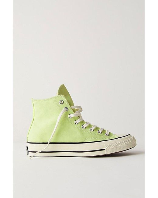 Converse Green Chuck 70 Recycled Canvas Hi-Top Sneakers