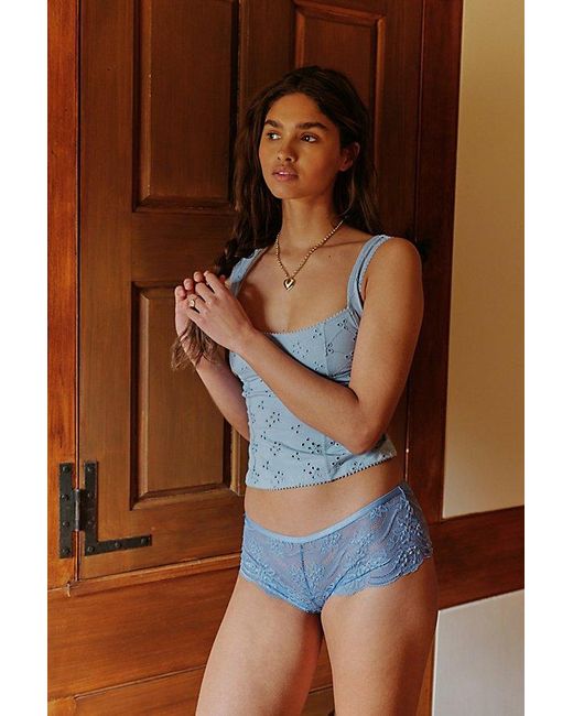 Intimately By Free People Brown Last Dance Brief Knickers By
