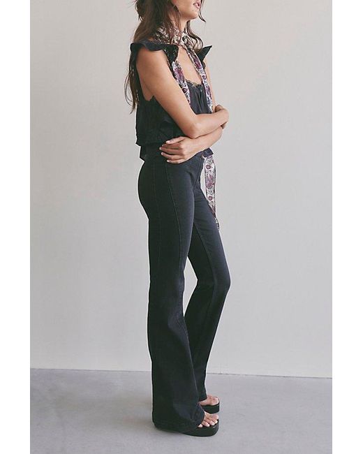Free People Multicolor Alamo Low-Rise Flare Jeans