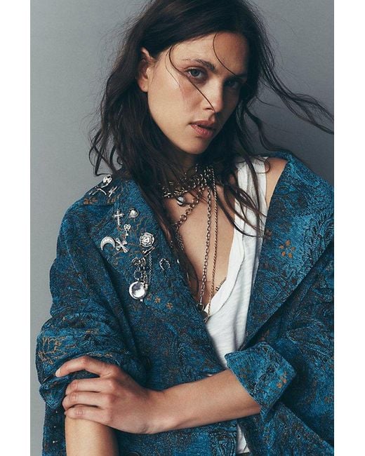 Free People Black Just My Style Pin Set