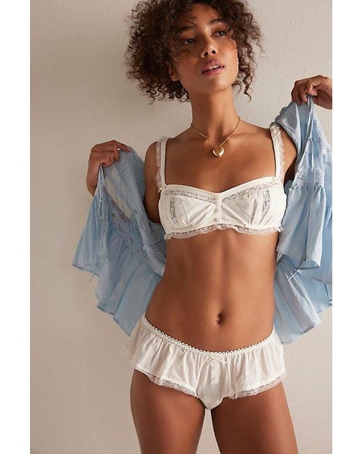 For Love & Lemons Brown Venetia Thong