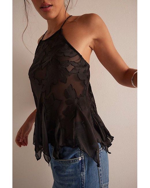 Free People Black Good Trouble Tunic