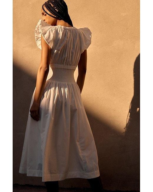 free-est Brown Bring The Bubble Midi Dress By