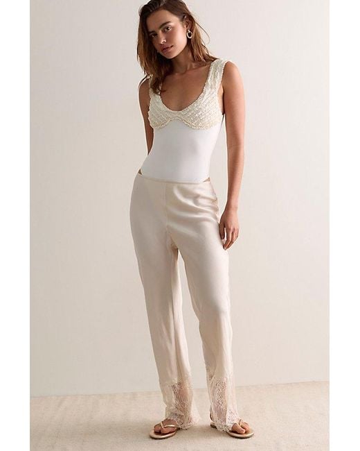 Intimately By Free People White Party Favor Bodysuit By