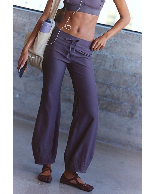 Fp Movement Blue Quick Step Ribbed Bubble Pant