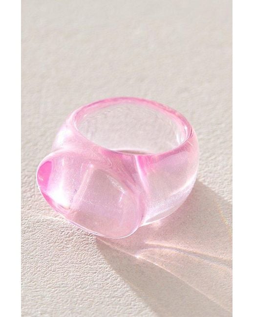 Free People Pink Lyon Ring