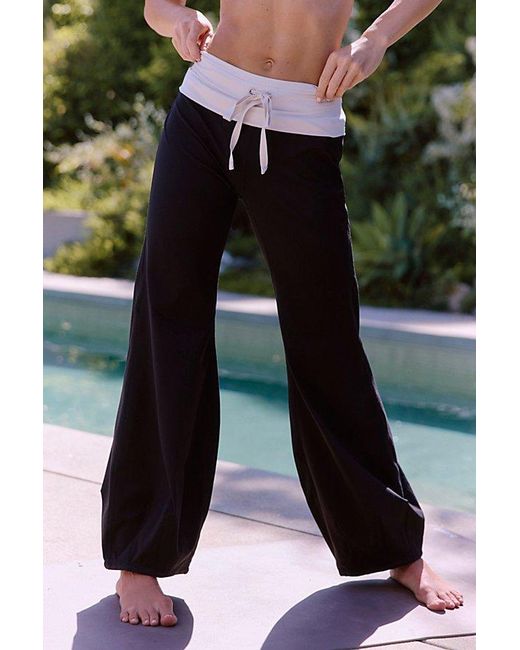 Fp Movement Green Quick Step Colorblock Bubble Pants