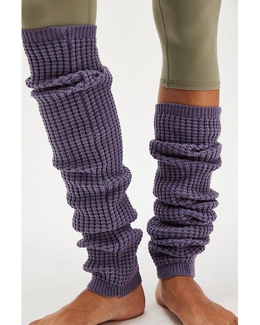 Free People Purple Cool Down Legwarmers