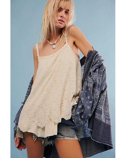 Free People Blue Love Note Tunic