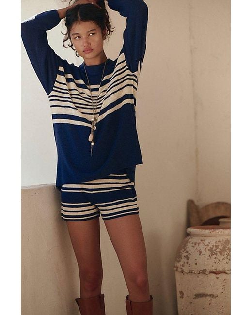 free-est Blue Malibu Surf Sweater Co-Ord By