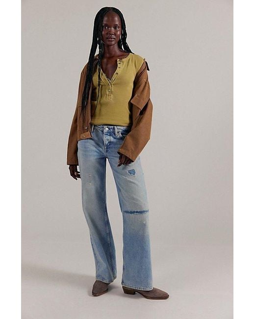 Free People Blue Jamie Henley