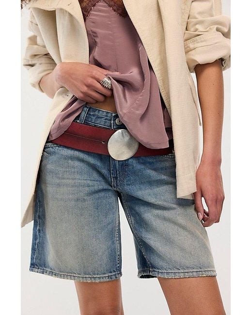 Free People Red Norfolk Hip Belt