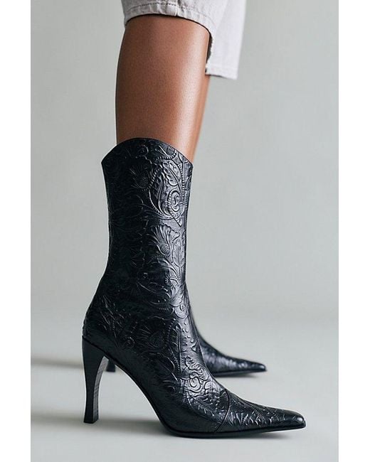 Jeffrey Campbell Multicolor Sweet Talker Snip Toe Boots Shoe By